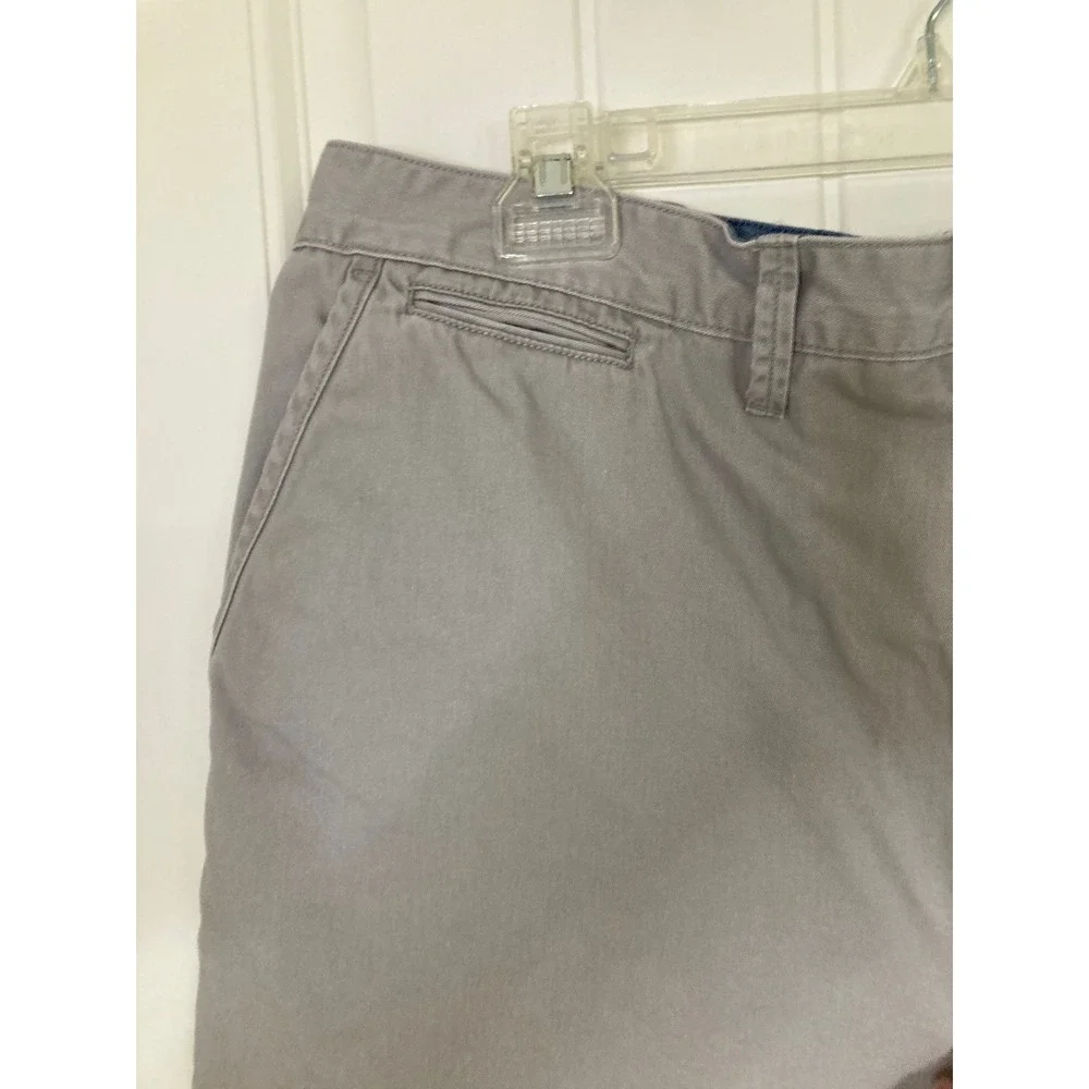 Polo Ralph Lauren Mens Grey Relaxed Fit Chino Shorts Size 40 Cotton Twill